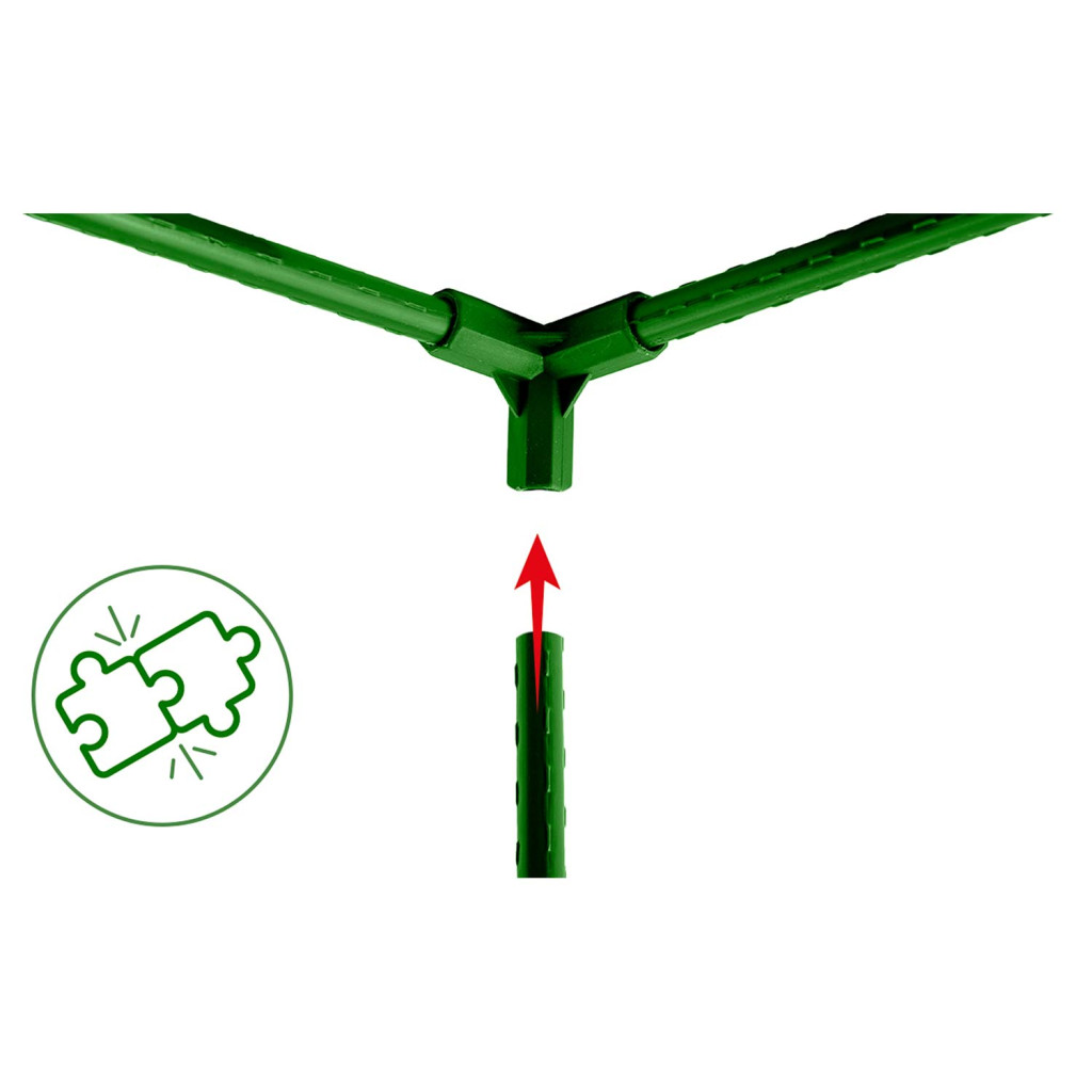 Konektorji za podporne palice PL-941, tip 3, 4 kosi, 11 mm, zeleni | Plonos - Image 4