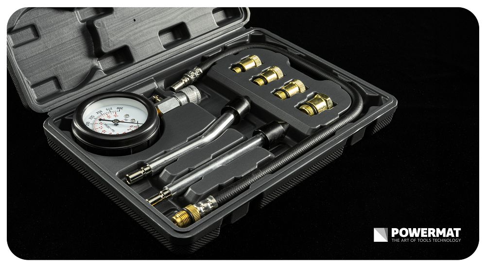 Komplet merilnikov kompresije motorja, 8 kosov | PM-MCSB-8T