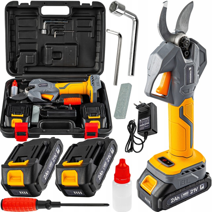 Akumulatorske vrtne škarje, 30 mm | PM-SA-21V-2AM