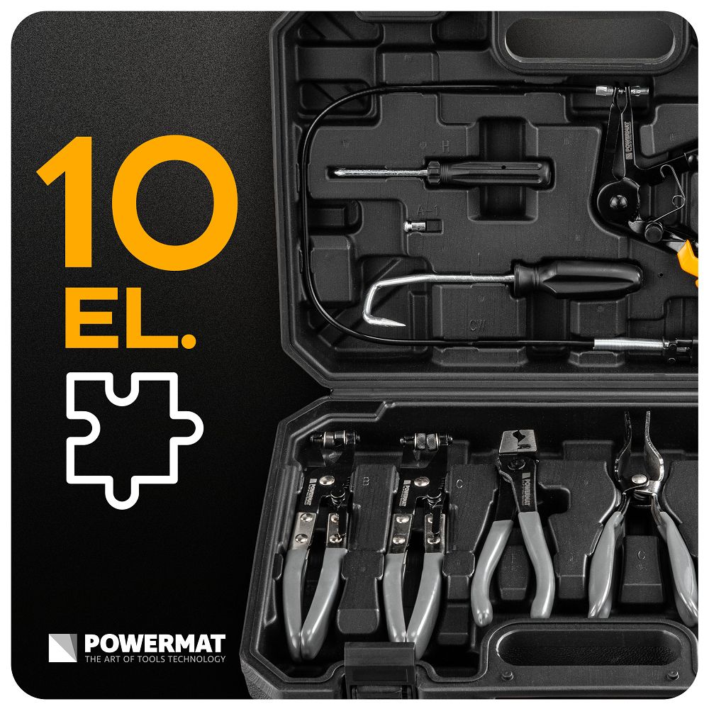 Klešče za kabelske vezice, 9 kosov | PM-SDOZ-9T