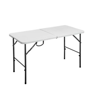 Zložljiva turistična miza, bela, 120x60x74cm | Garden Line