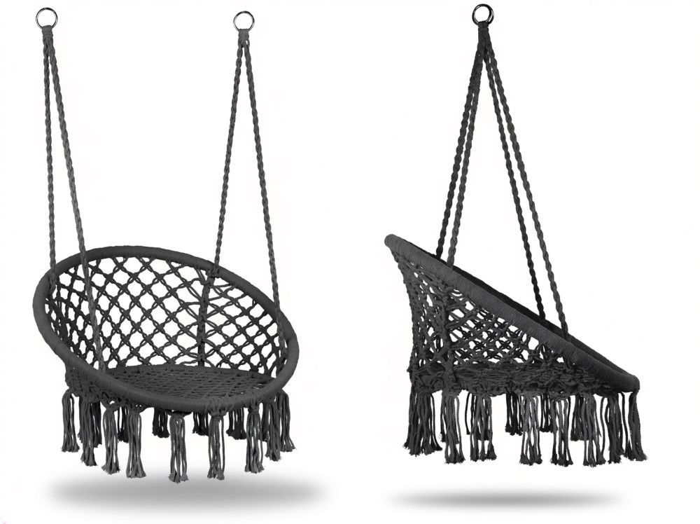 Viseči gugalnik BOHO, siv | MultiGarden