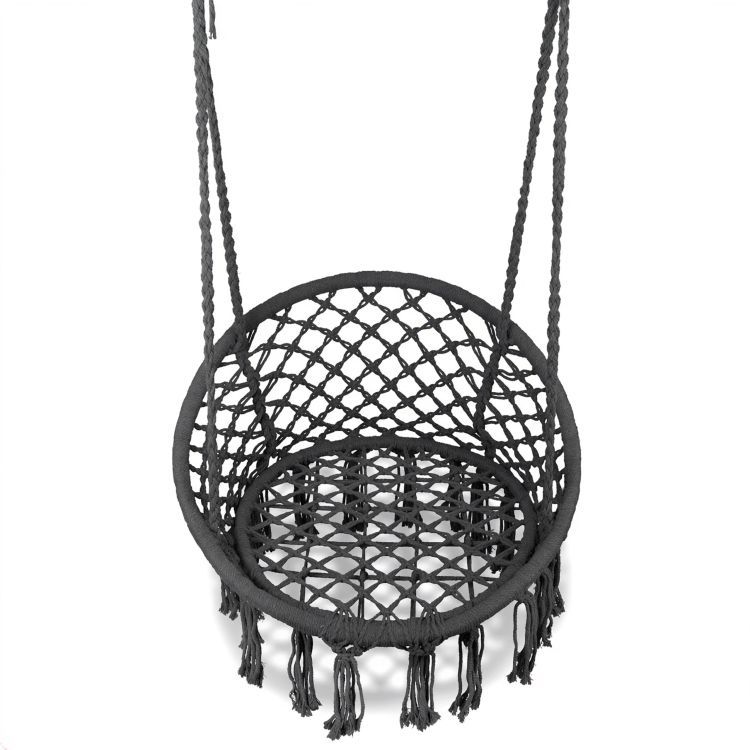 Viseči gugalnik BOHO, siv | MultiGarden